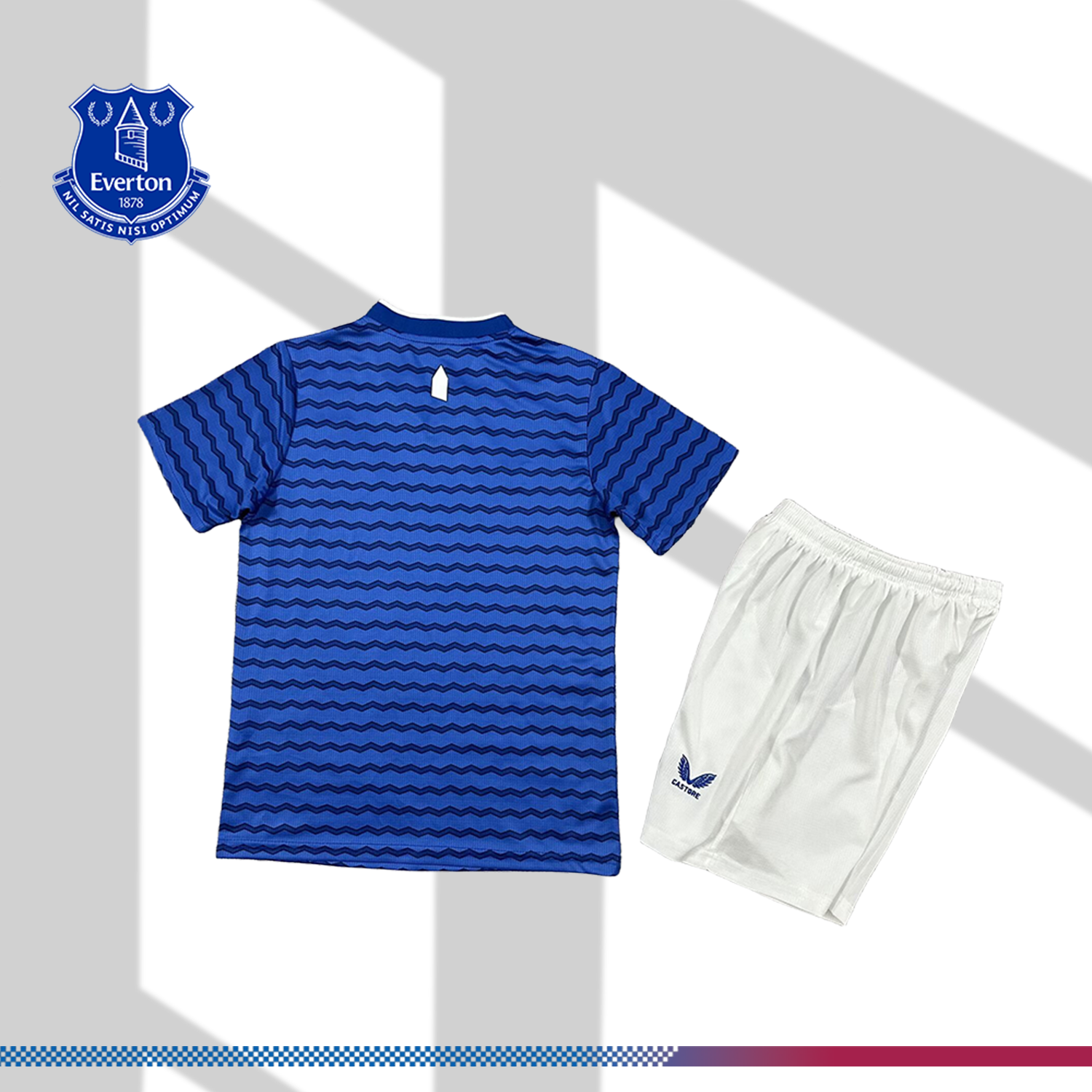 2025/2026 Everton Home Football Shirt (Kids Kit socks)
