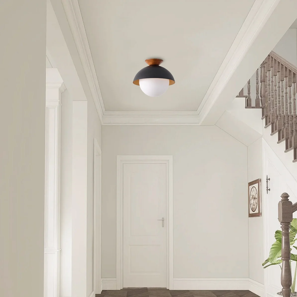 Aiwen Unique Stylish Home Decor Semi Flush Mount Ceiling Lamp