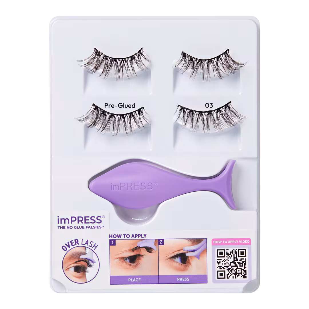 Kiss  Impress Pre-Glued Strip Lashes Kit
