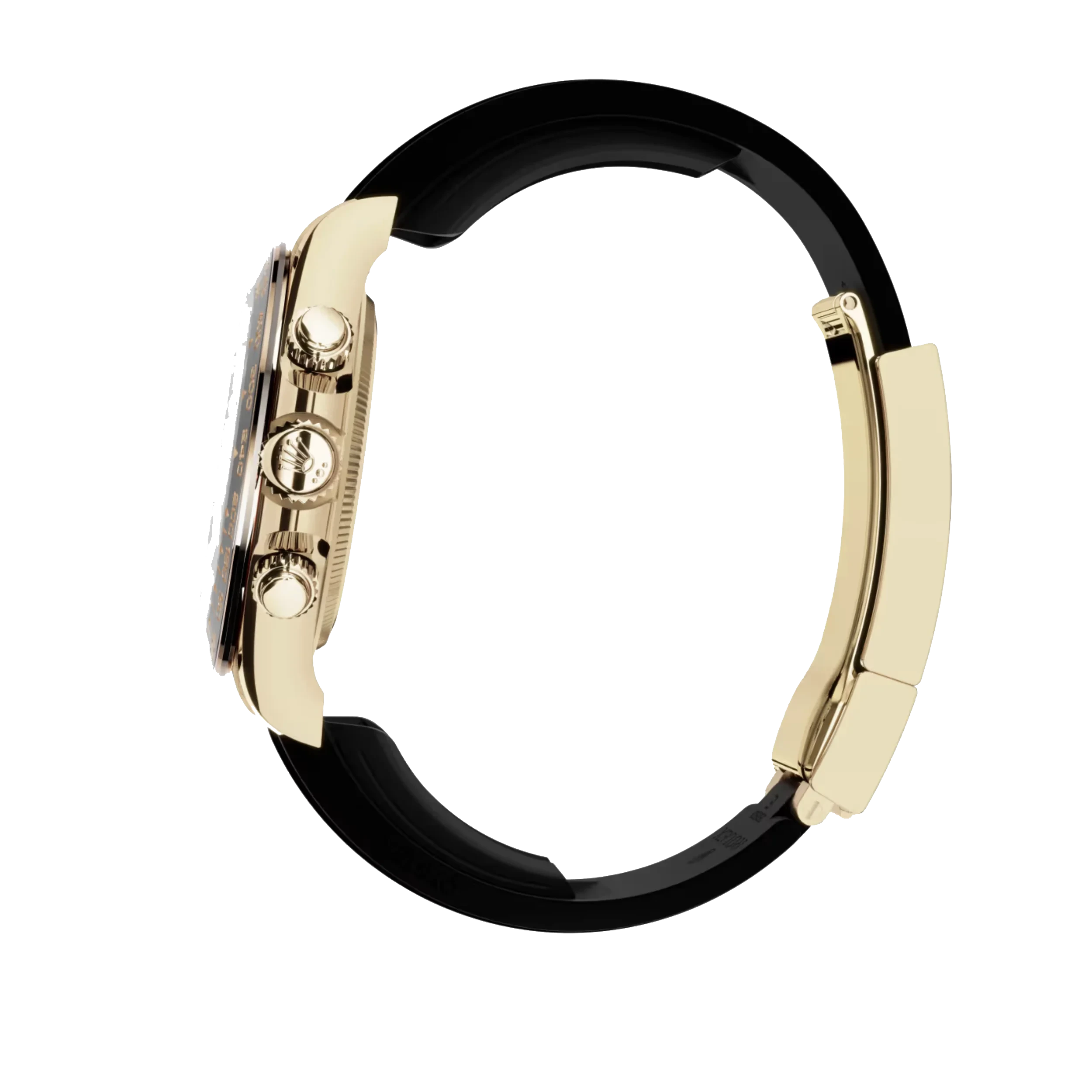 Rolex Daytona Cosmograph: Oyster, Yellow gold, black dial, Oysterflex bracelet, black Cerachrom bezel, tachymetric scale, m126518ln-0008