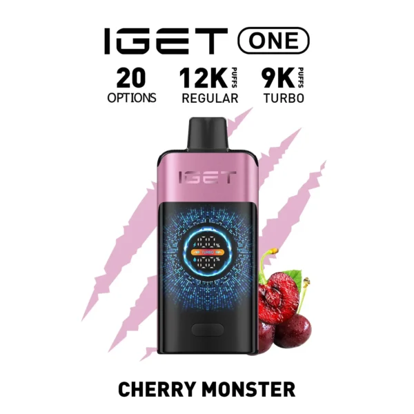 IGET ONE Vape 12000 Puffs Cherry Monster