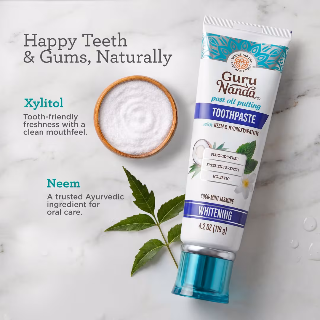 GuruNanda  Fluoride-Free Neem Toothpaste