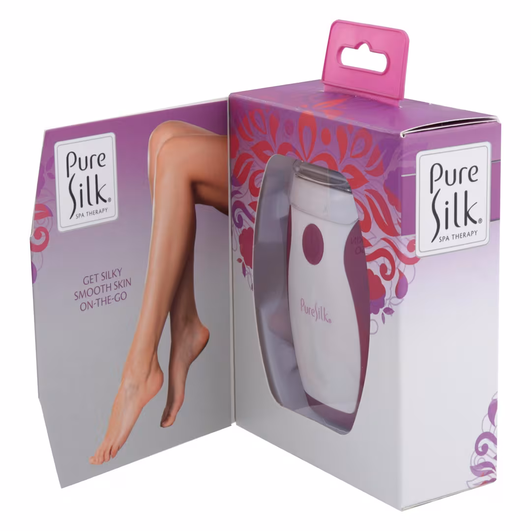 Pure Silk  Waterproof Wet and Dry Mini Foil Shaver with Dual Clipper Blades