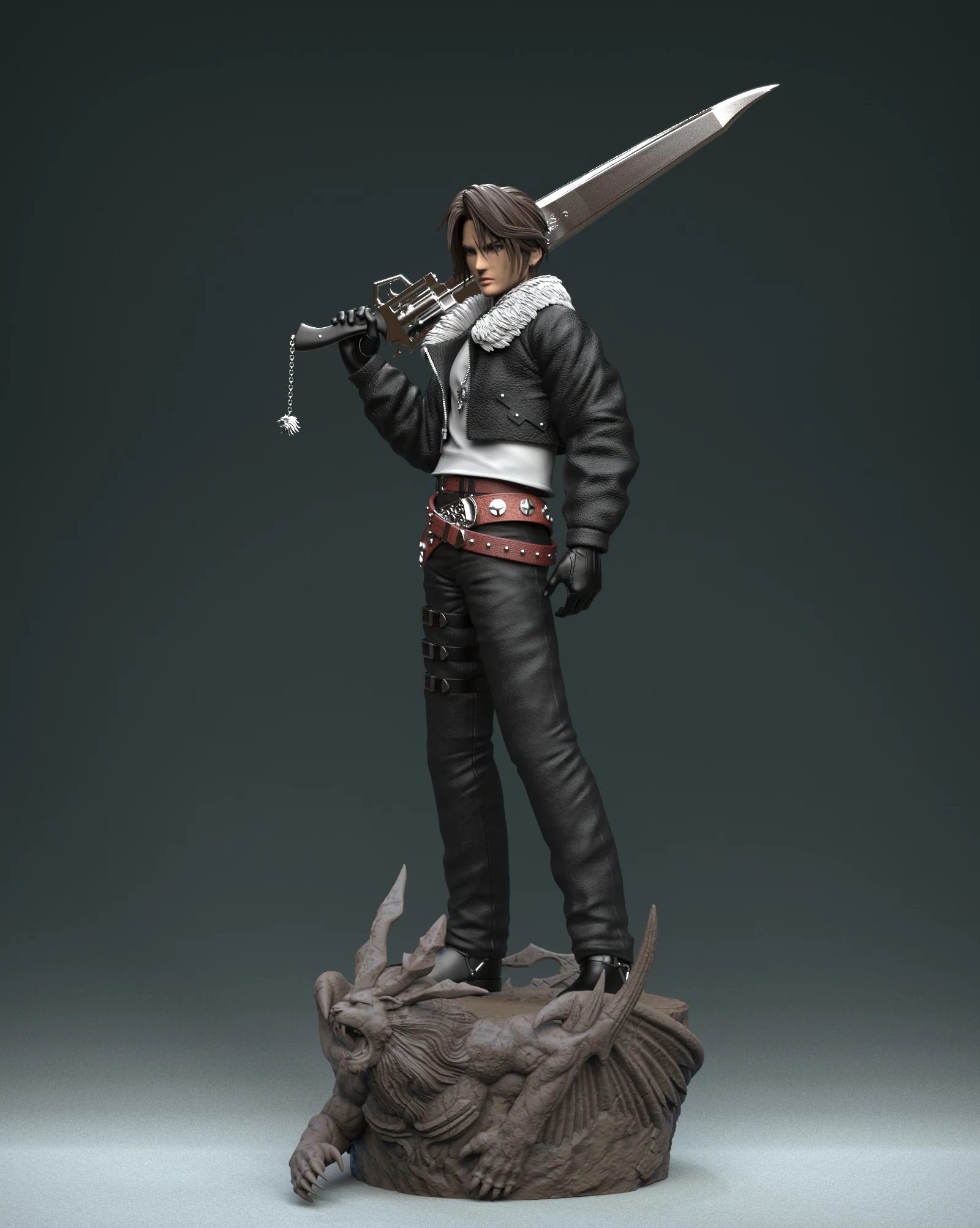 Final Fantasy - Squall | 1:4 Resin Statue | by Solar Studio