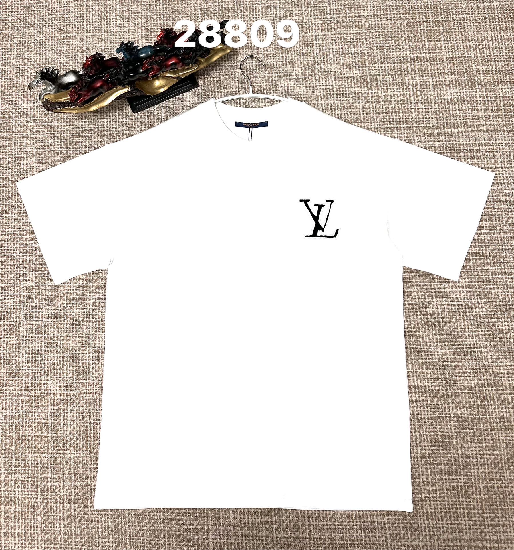LV Pink LV Inverted Logo T-Shirt