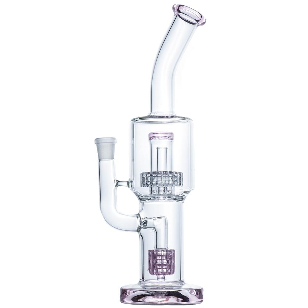 10 Double Matrix Perc Glass Bong