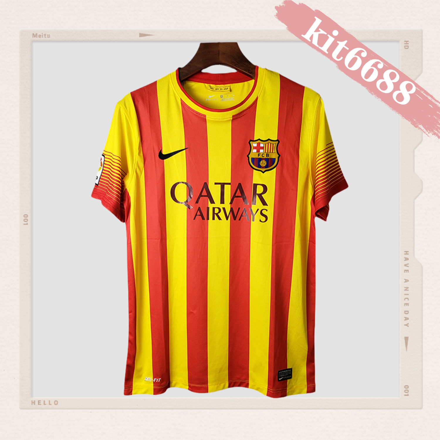 2013/2014 Barcelona Retro Away Football Shirt