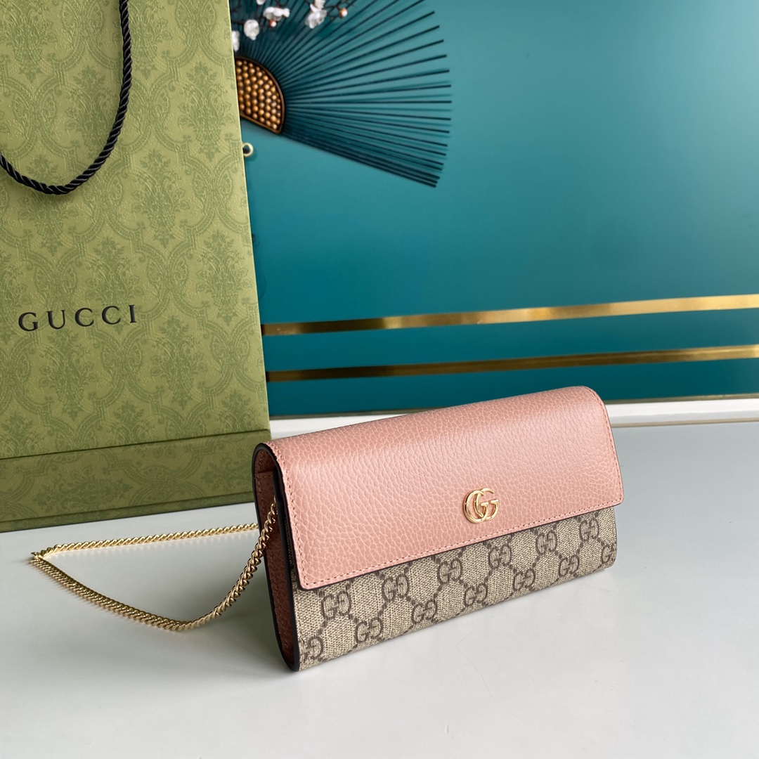 Gucci GG Marmont chain wallet 546585