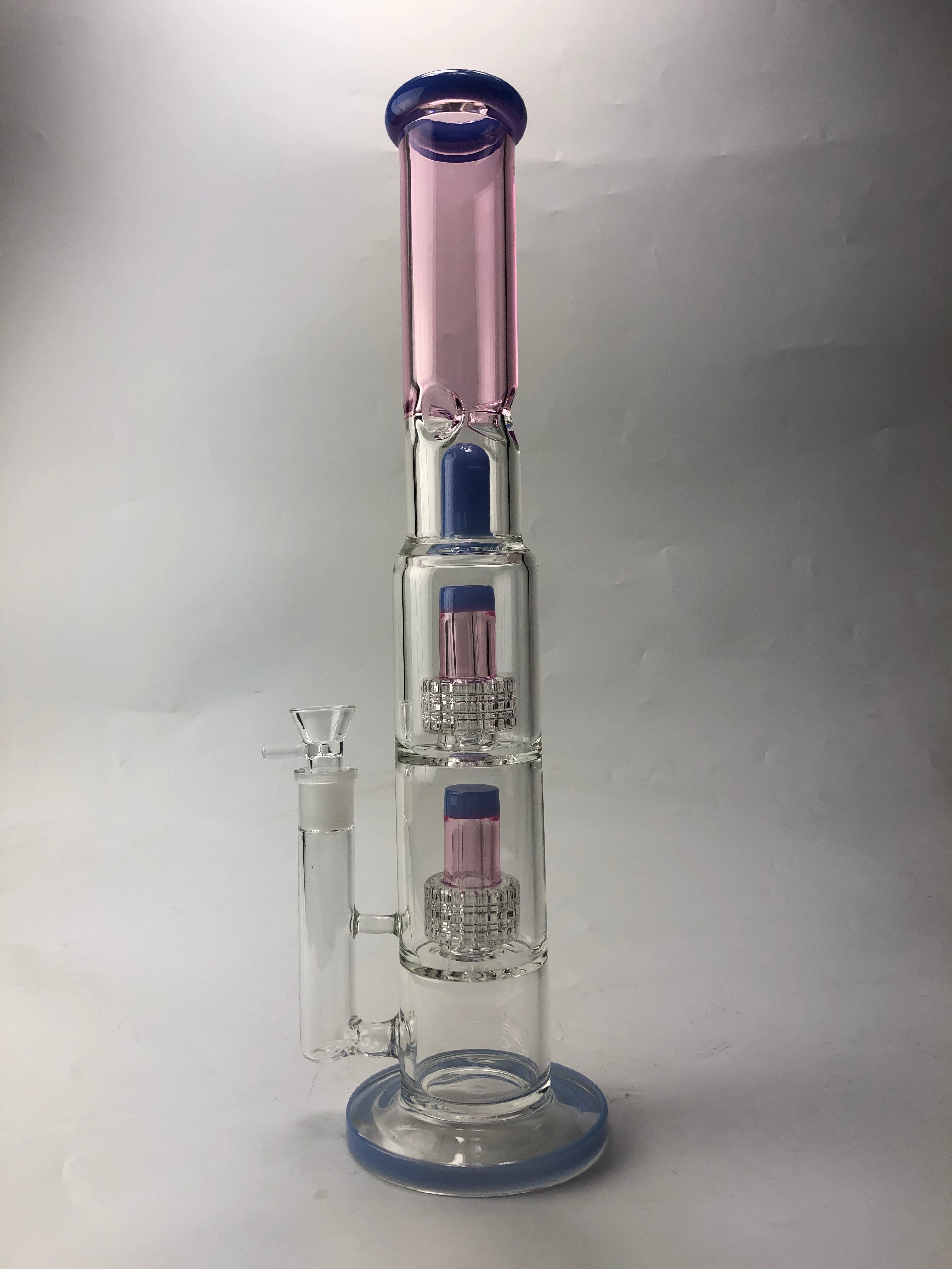 17 Double Matrix Perc Water Bong