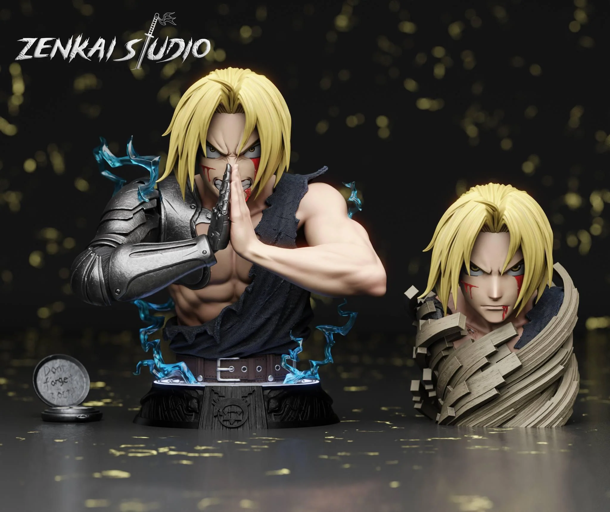 Fullmetal Alchemist - Edward Elric | 1:1 Lifesize Bust | von Zenkai Studio