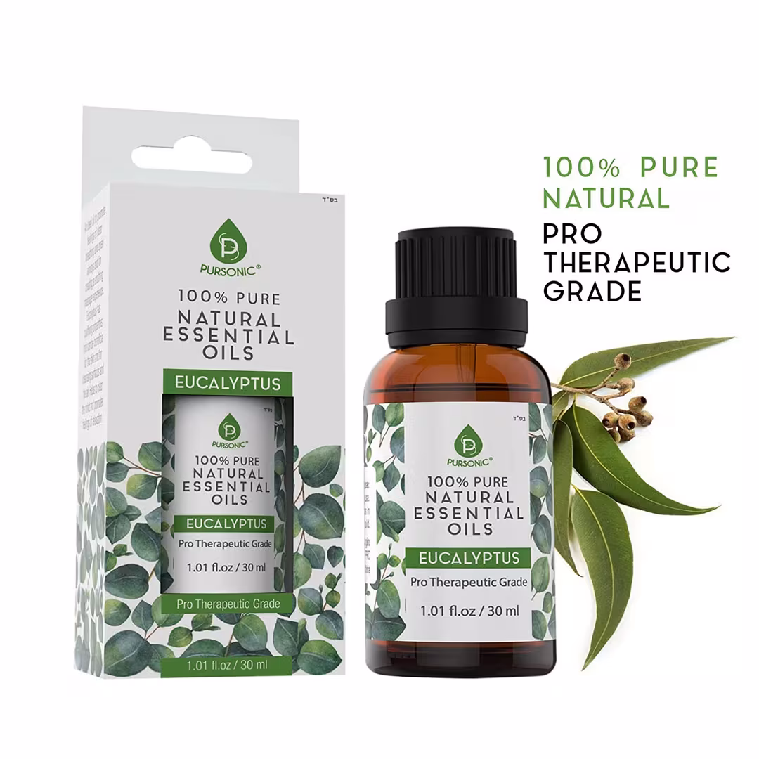 PURSONIC  100% Pure & Natural Eucalyptus Essential Oils