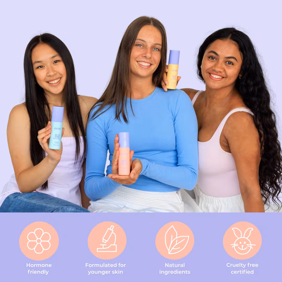 Evre Skincare  3 Step Starter Skincare Set for Teens