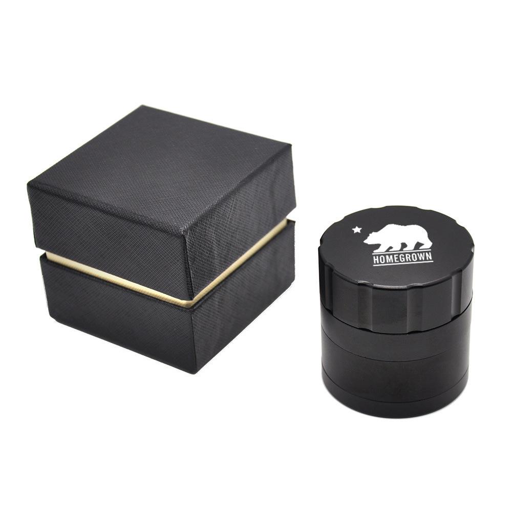 Polar Bear Aluminum Alloy Herb Grinder 4 Layer