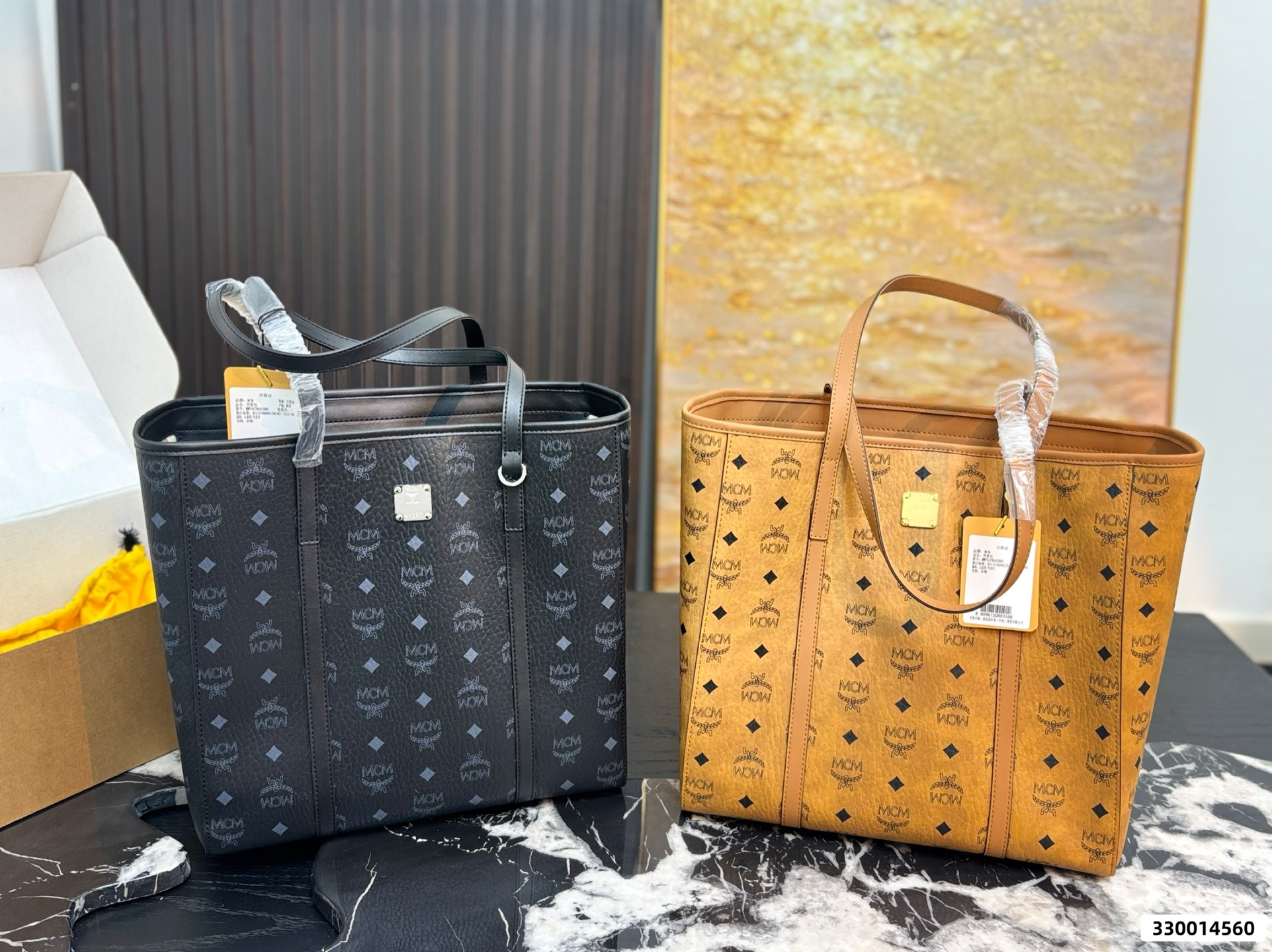 MCM Medium Toni Top-Zip Shopper Bag