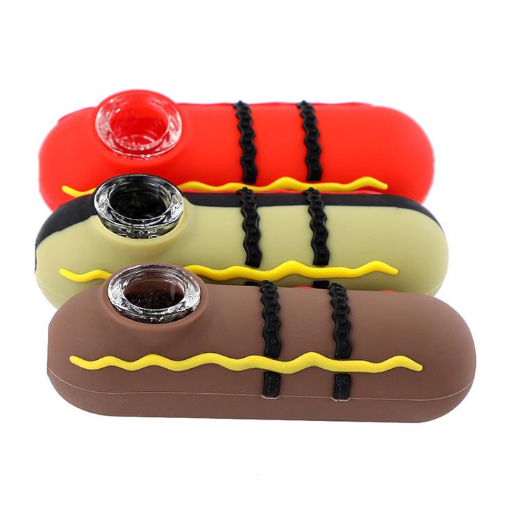 Sausage Silicone Hand Pipe