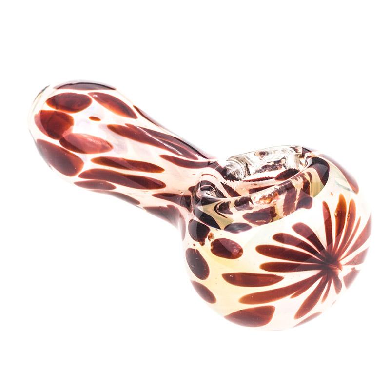 Spotted Glass Spoon Pipe