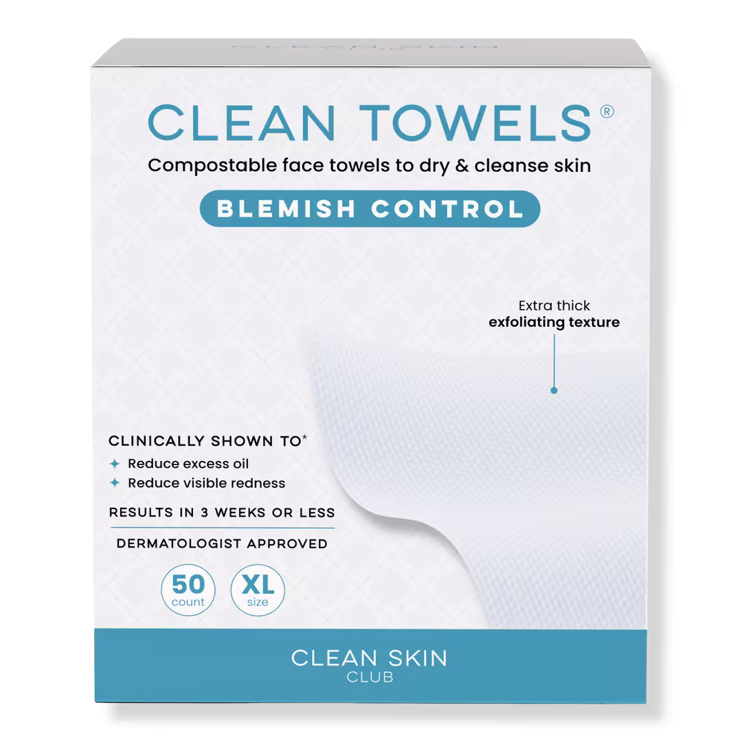 Clean Skin Club  Clean Towels Blemish Control Disposable Face Towels
