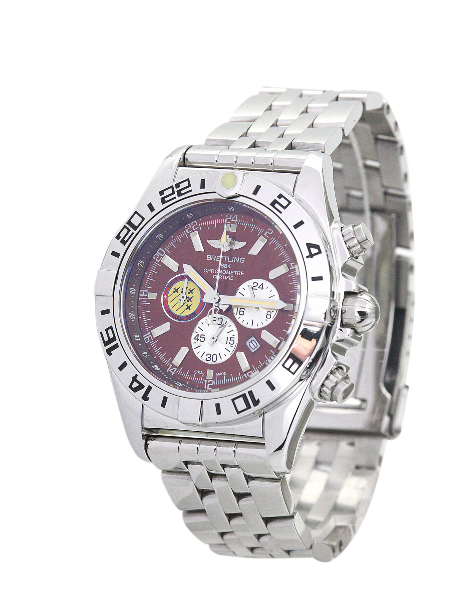 Replica Breitling Chronomat Stick Markers Stainless Steel Strap