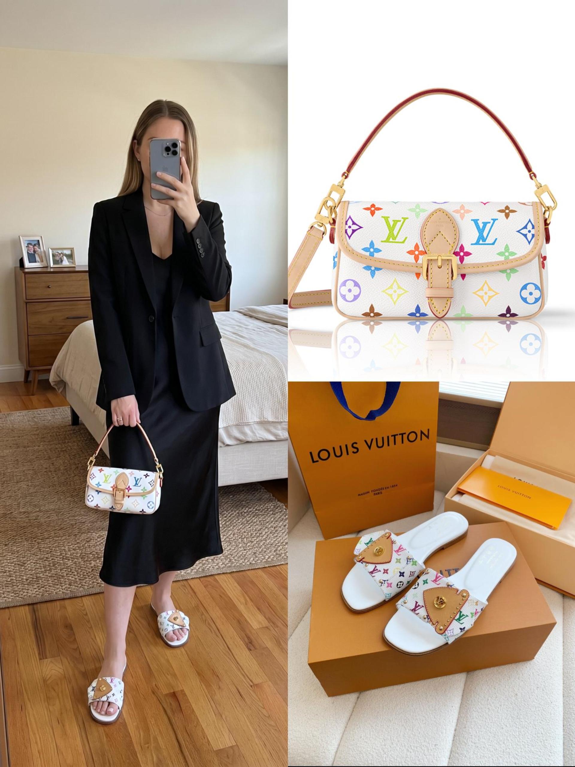 LV Shoes & Bag Set