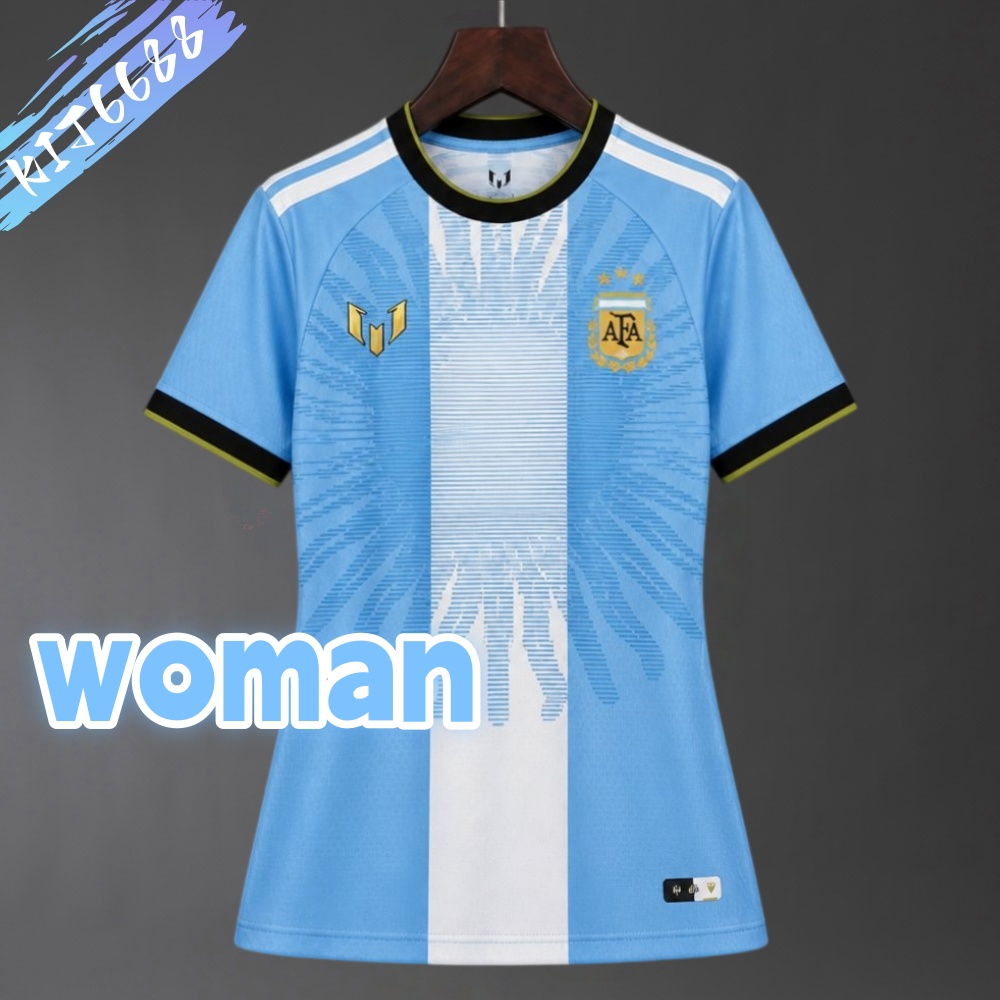 2026/2027 Argentina Messi Special  Football Shirt (woman）