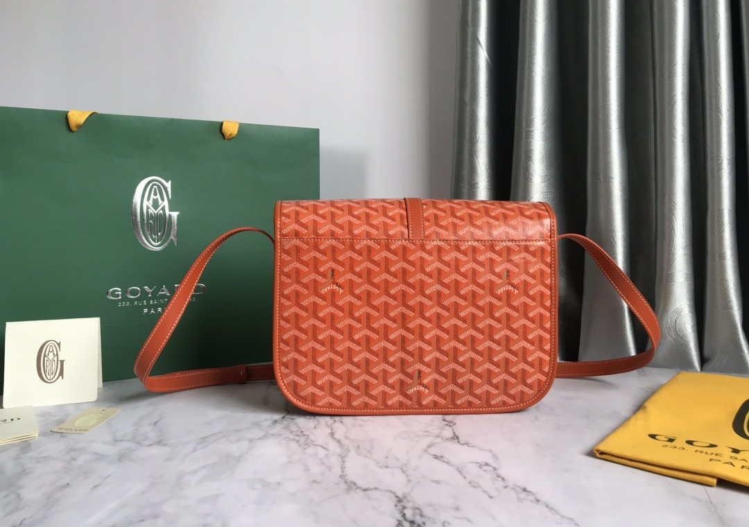 Replica Goyard 2MMLTY01CL01P Belvedere MM Bag GY020183 Orange