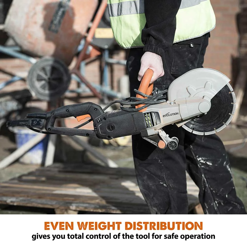 Evolution Power Tools 9 in. Electric Concrete Saw