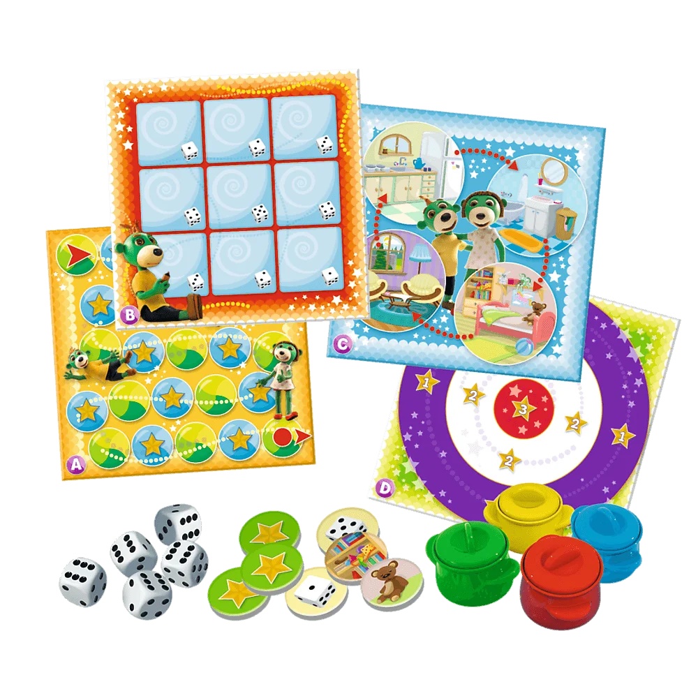 Gra Planszowa Rodzina Treflików Kalejdoskop 15 Gier Trefliki