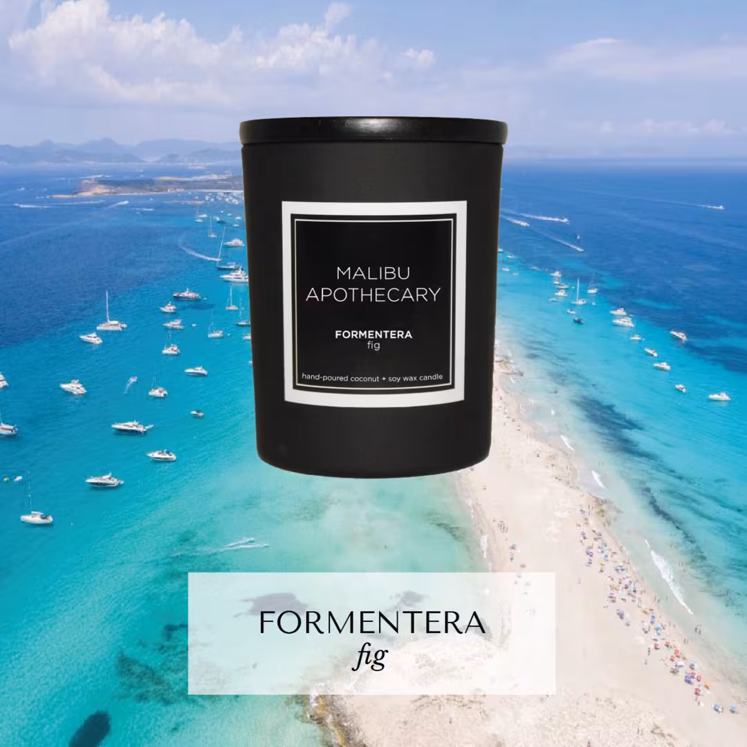 Malibu Apothecary  Mini Matte Black Candle