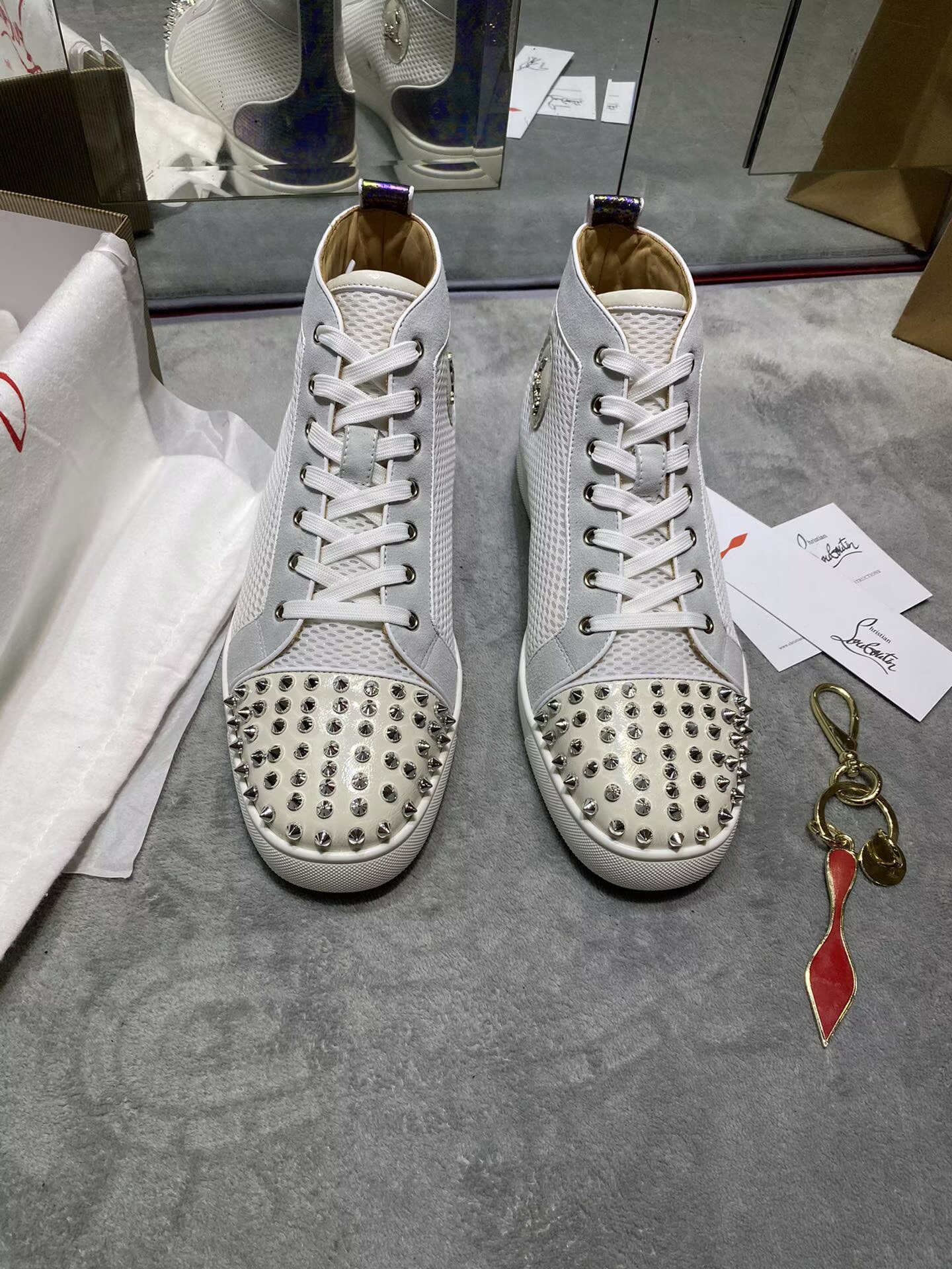 Christian Louboutin Red bottom High-Top - CCSHOES