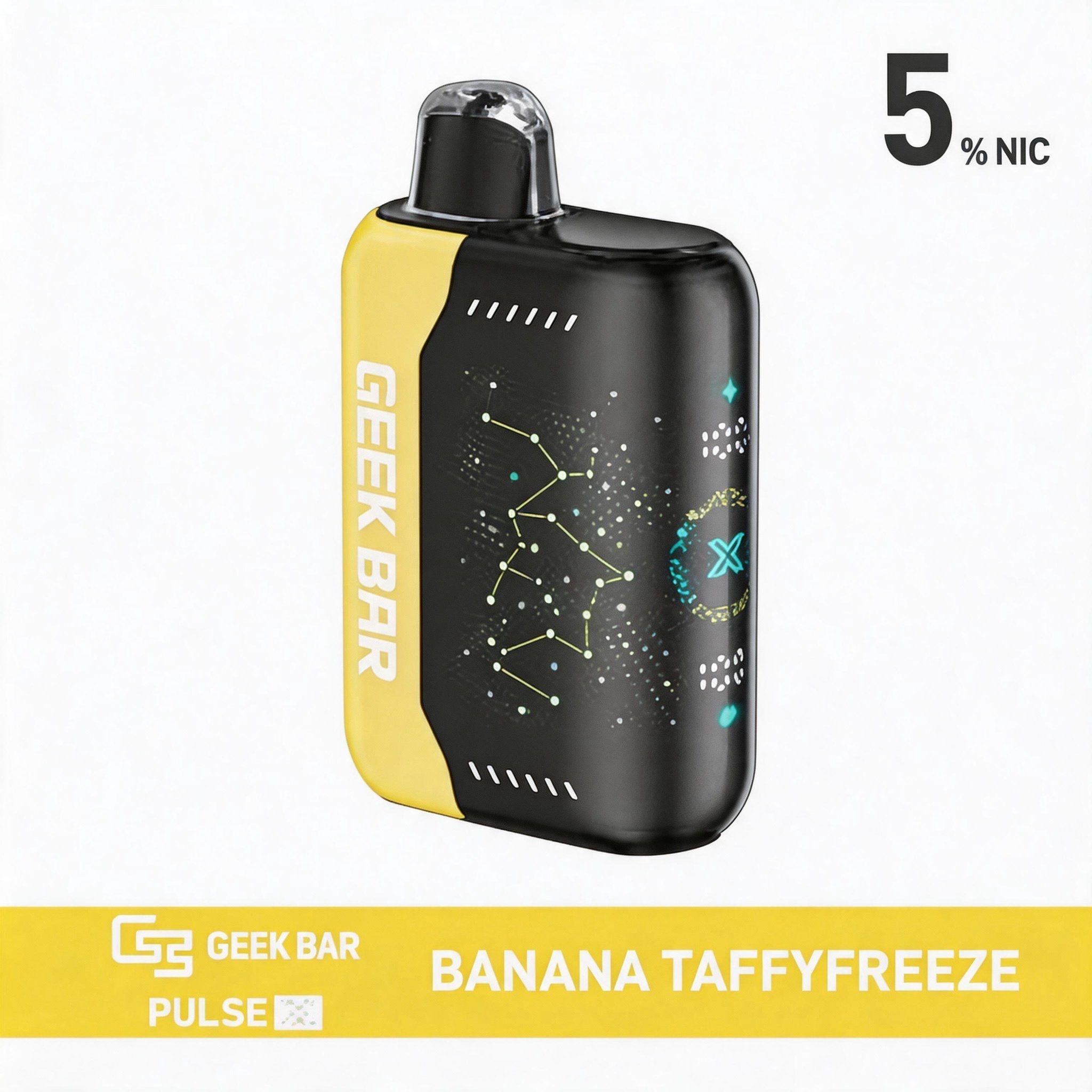 Banana Taffy Freeze Geek Bar Pulse X (Standard Version)