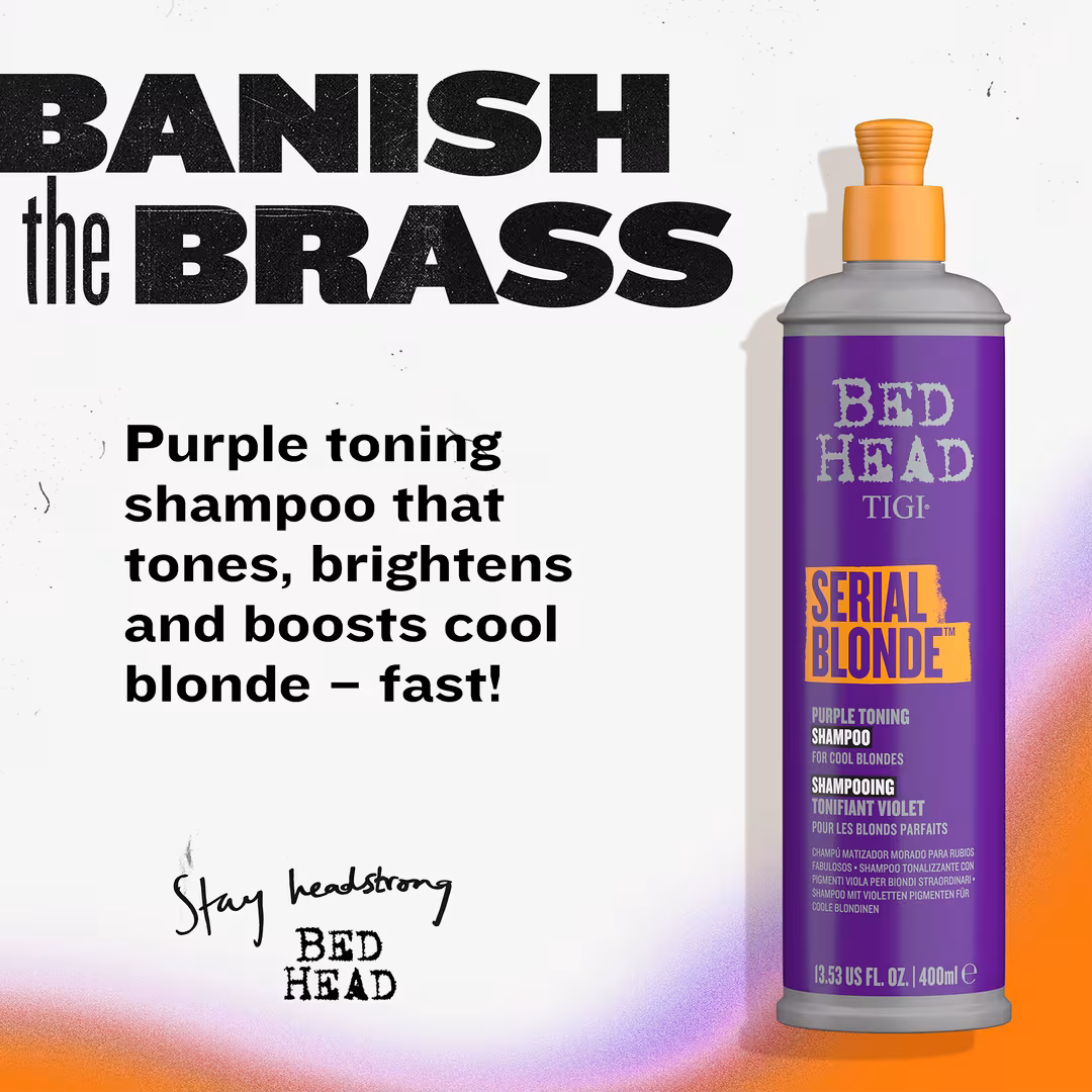 Bed Head  Serial Blonde Purple Shampoo For Cool Blonde Hair