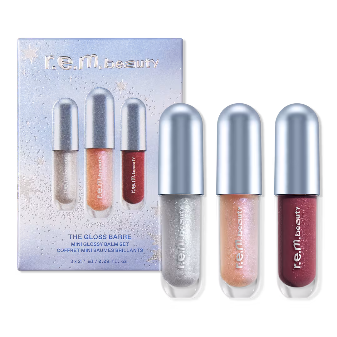 r.e.m. beauty  The Gloss Barre Mini Glossy Balm Set