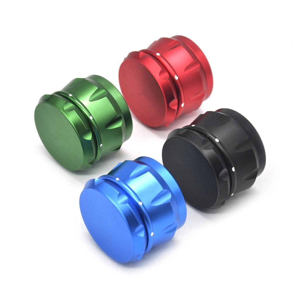 Unique Design Novelty Aluminium 4 Layer Herb Grinder (6 Color)