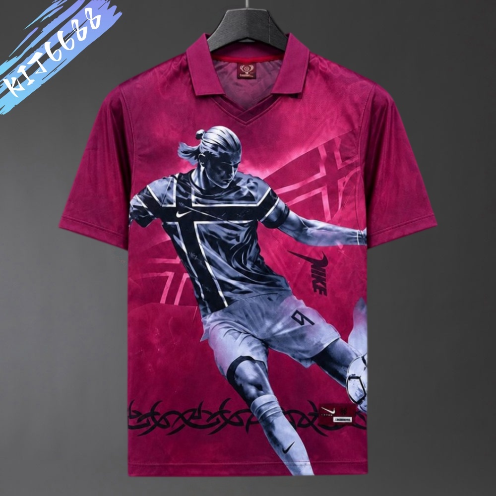 2026/2027 Norway Travis Scott Cactus Jack Total 90 Haaland Maroon Football Shirt Fans version