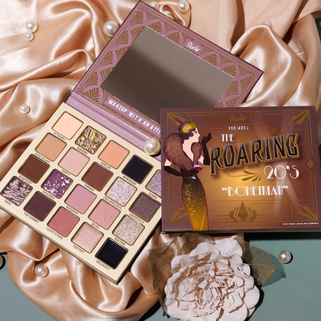 Rude  The Roaring 20's Eyeshadow Palette - Bohemian