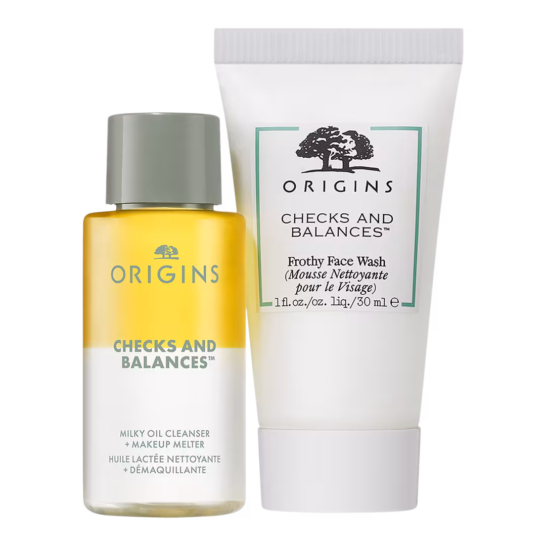 Origins  Double Cleanse Checks and Balances Double Cleansing Duo