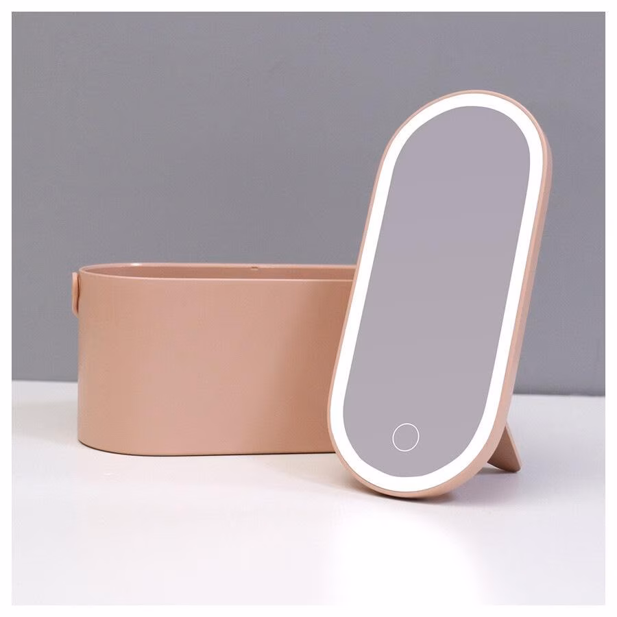 Beautycase mit dimmbarem LED-Spiegel