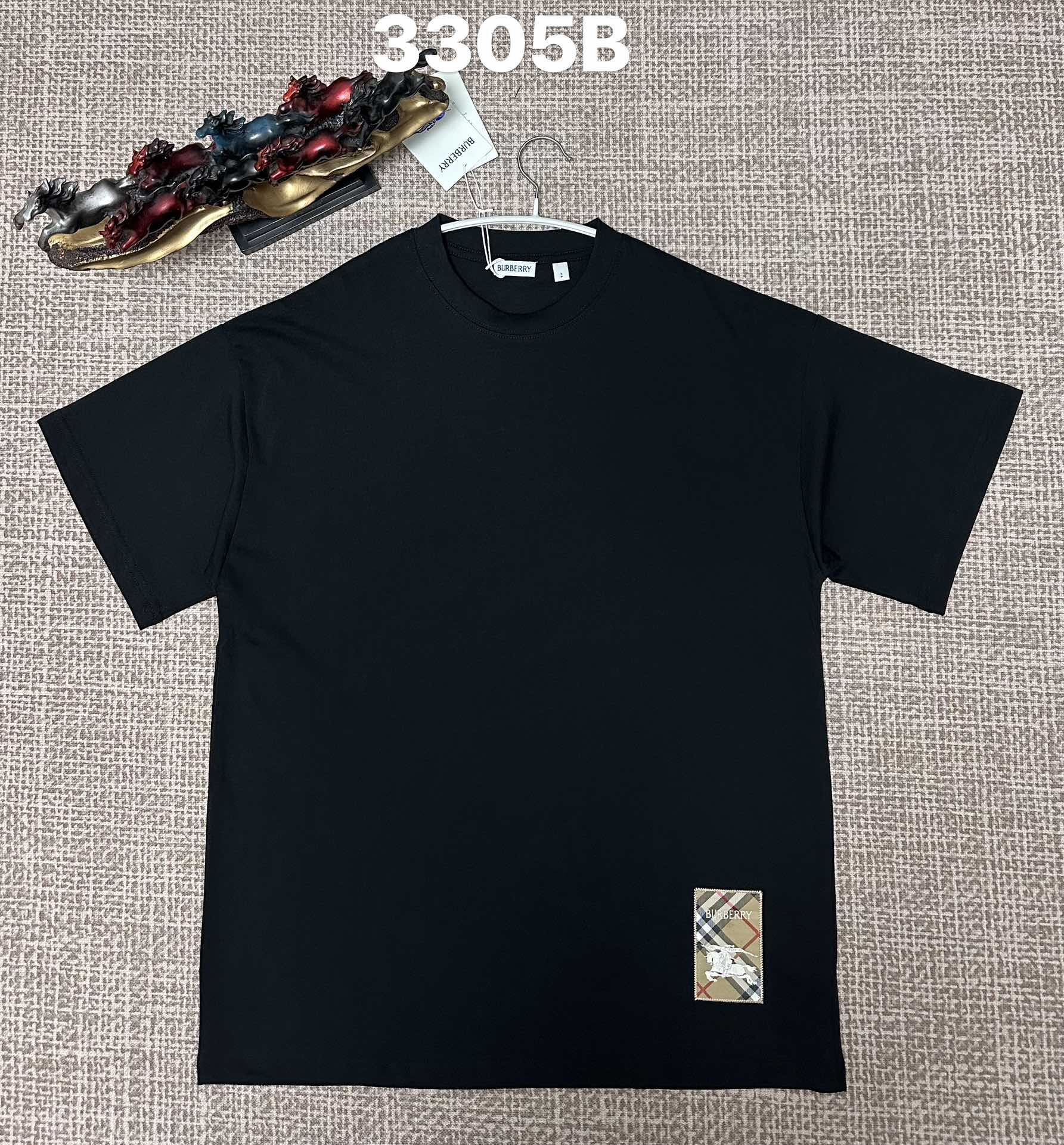 Burberry Vintage Check Patch EKD Logo T-Shirt