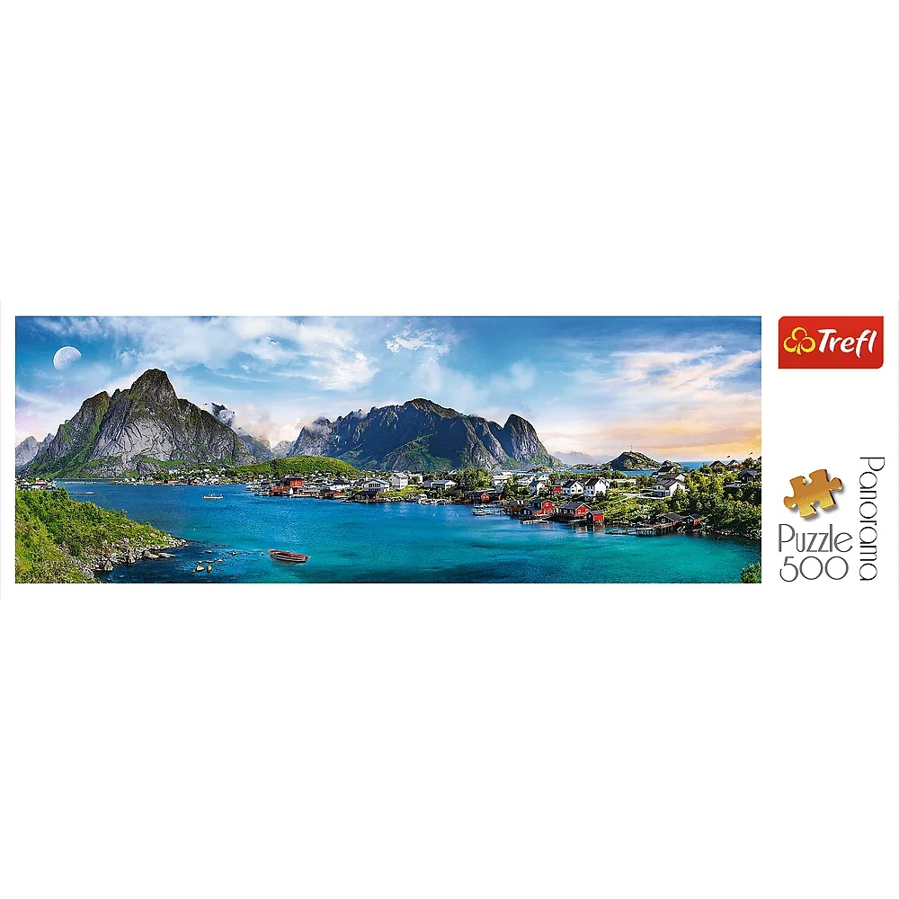 Puzzle Panorama 500 El. Archipelag Lofoty, Norwegia