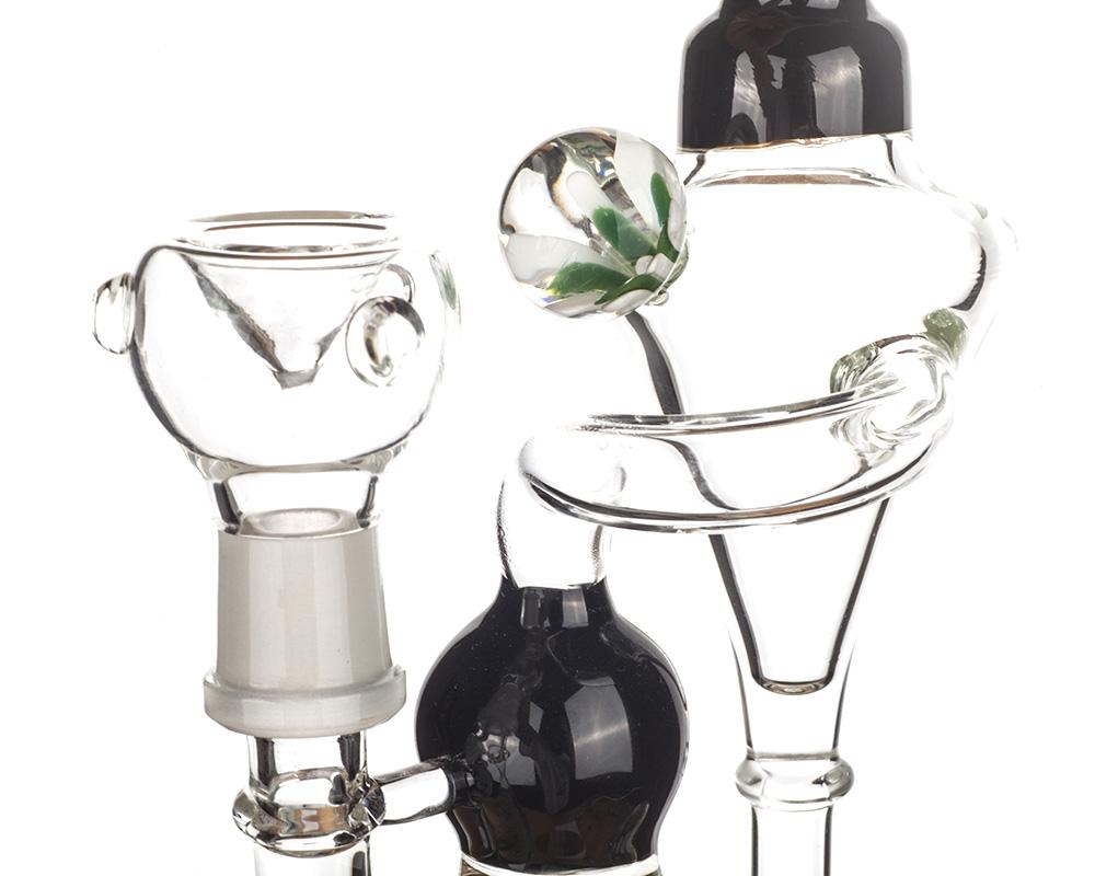 8 Heady Flower Pendant Recycler Dab Rig