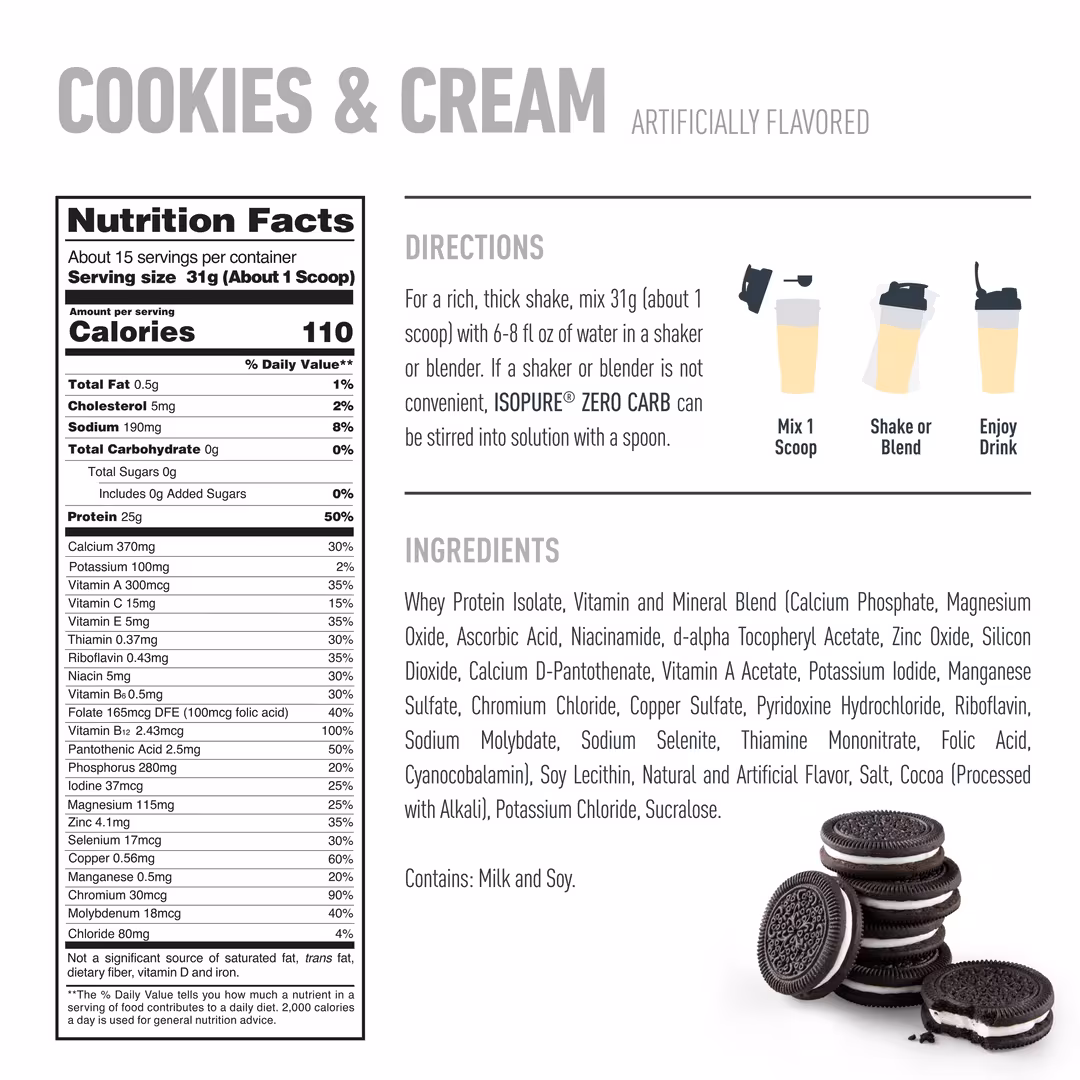 Isopure Protein  Low Carb Protein Powder