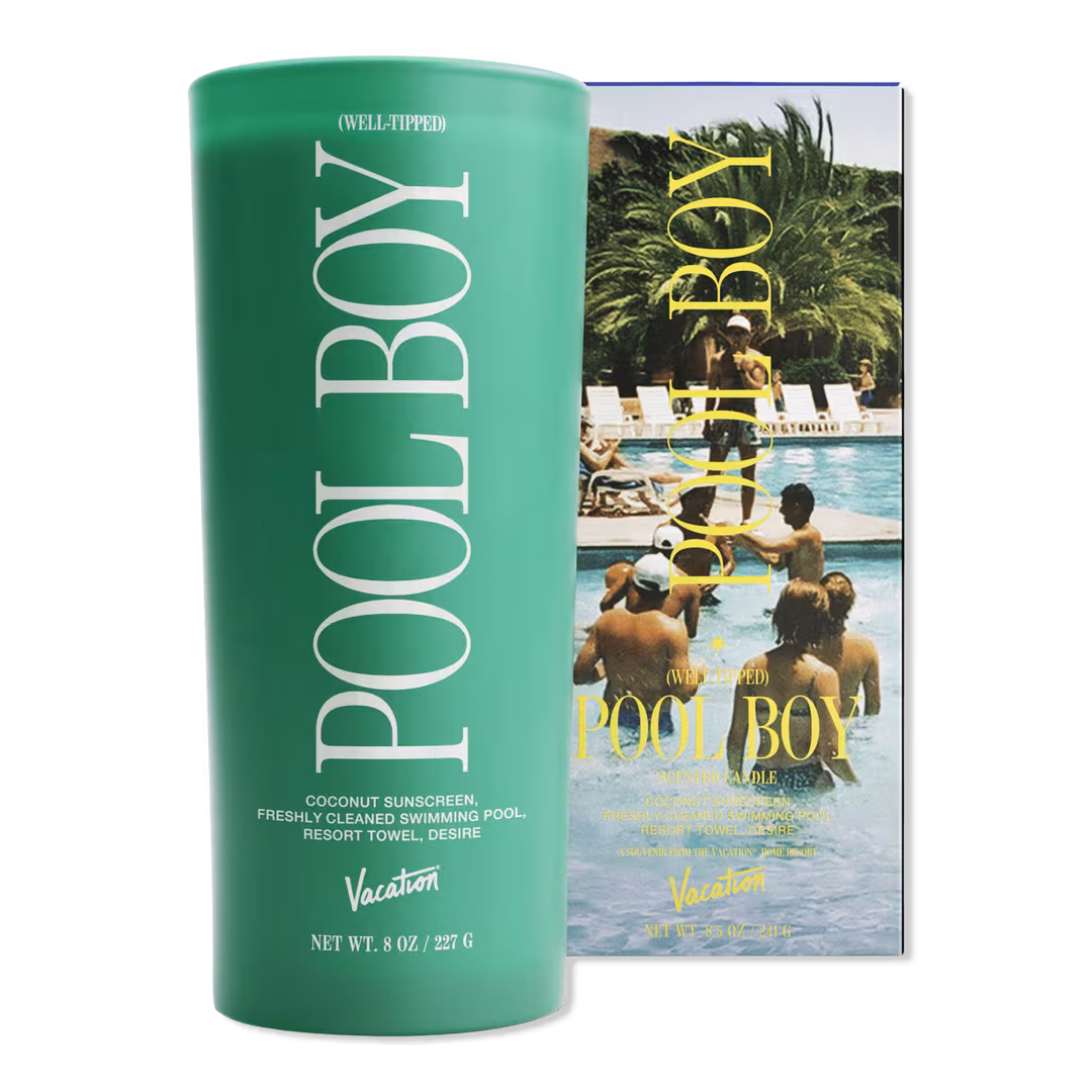 Vacation  Well-Tipped Pool Boy Candle