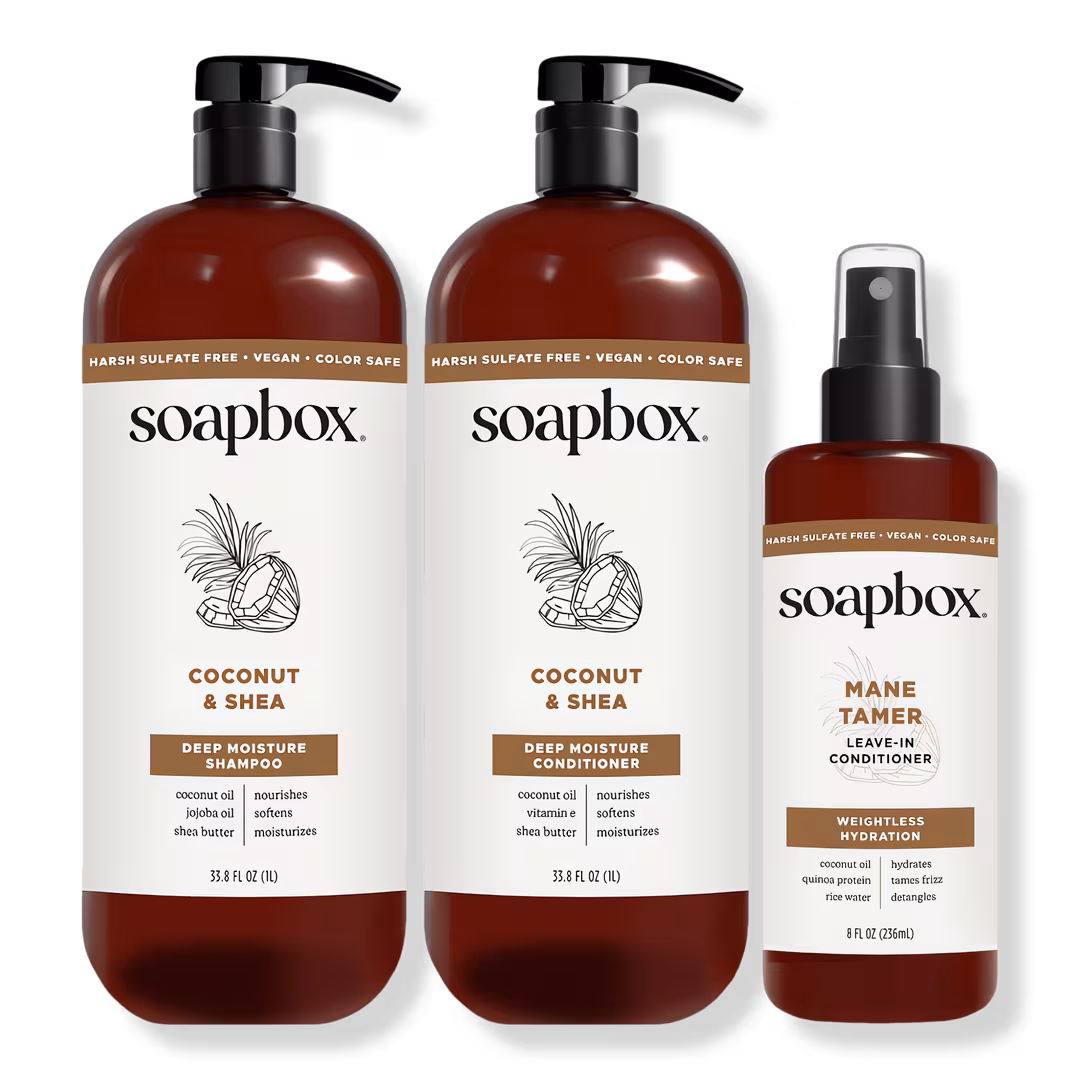 Soapbox  Soapbox Coconut & Shea Deep Moisture Haircare Essentials