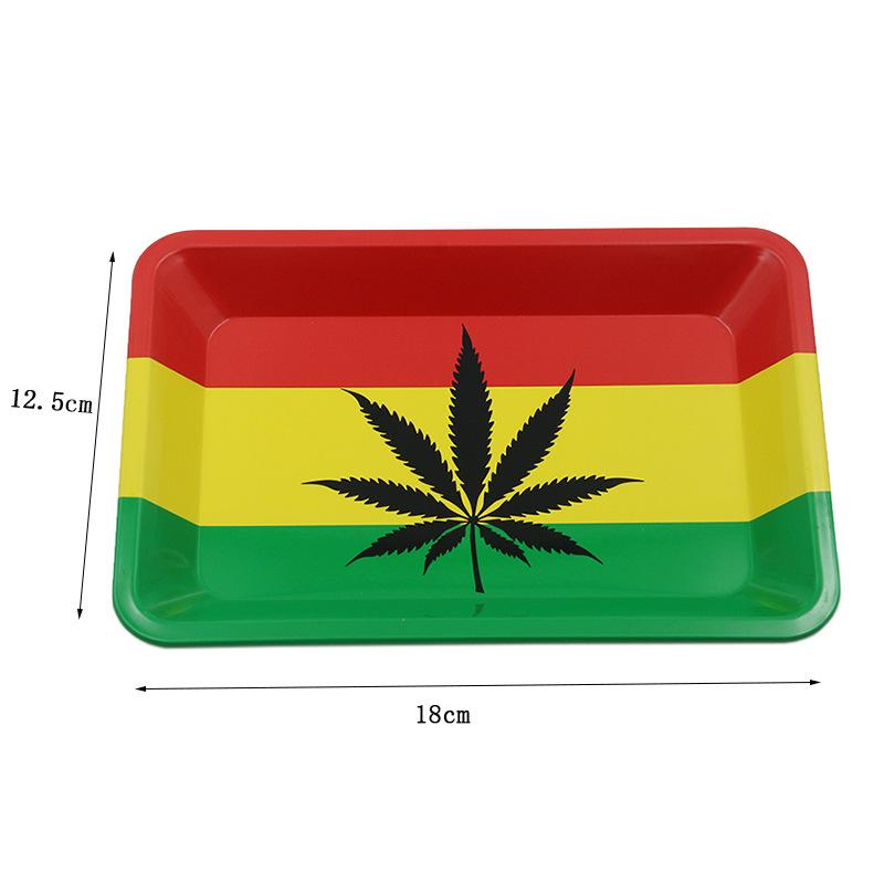 Small Metal Cigarette Rolling Tray Hand Roll