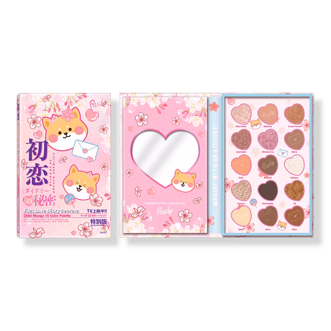 Rude  Chibi Manga Collection 15 Color Palette - First Love Diary Secrets