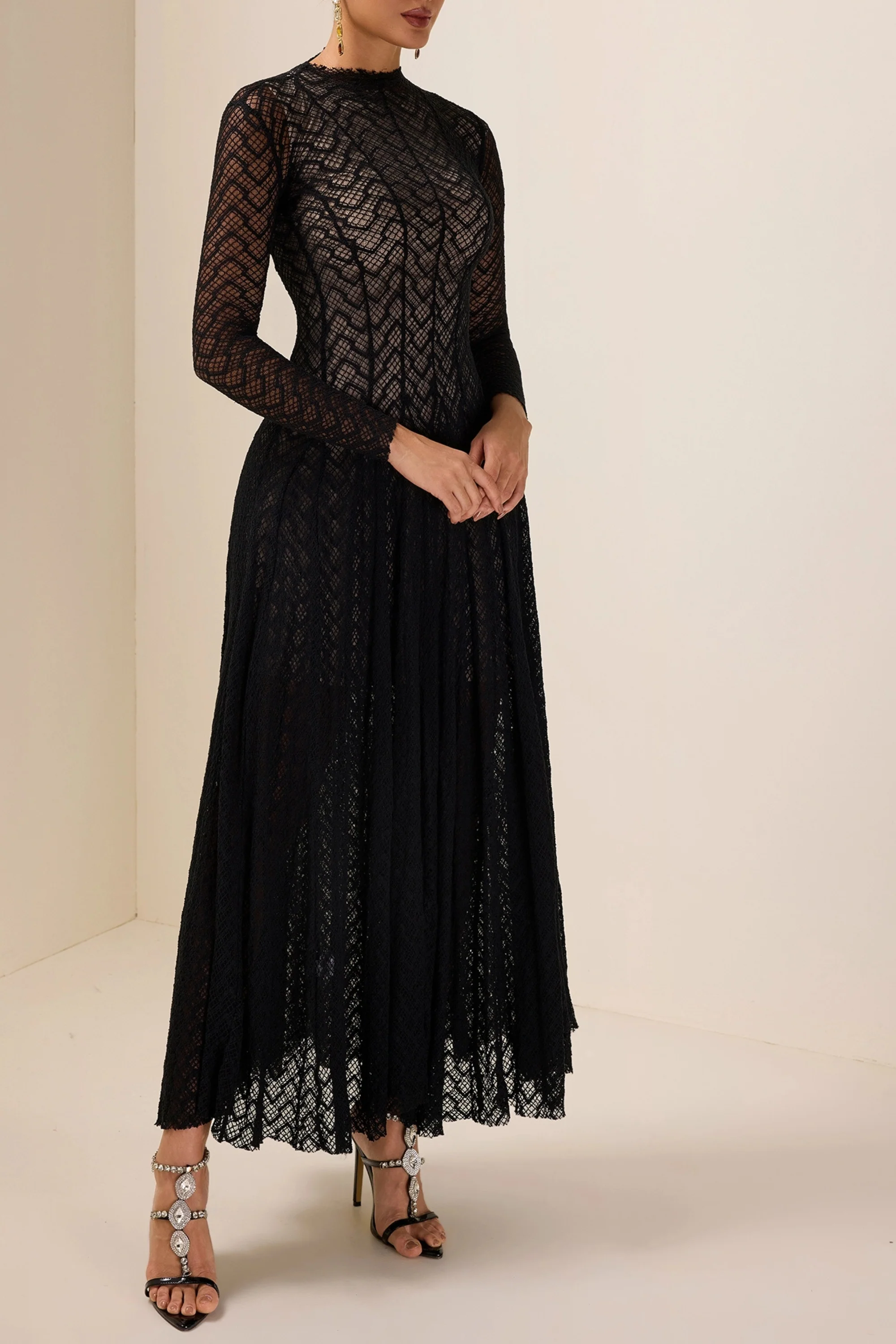 Eclipse Lace Bodycon Dress