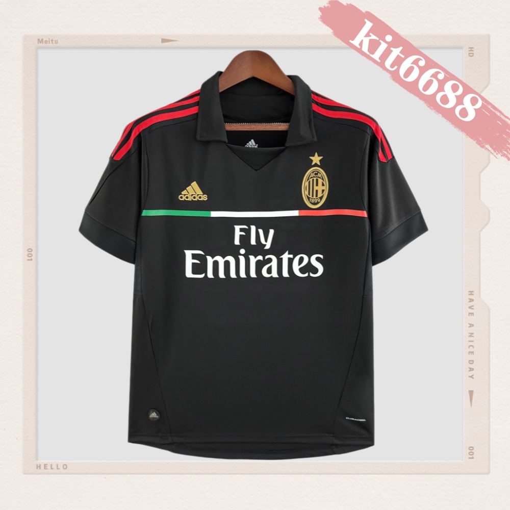 2011/2012 AC Milan Third Away Retro Football Shirt