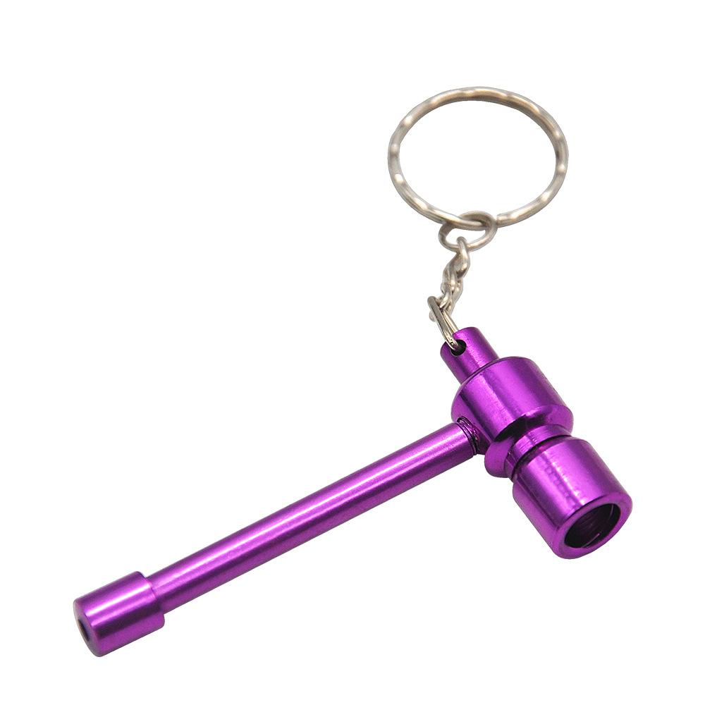 Key Chain Pendant Aluminum Pipe
