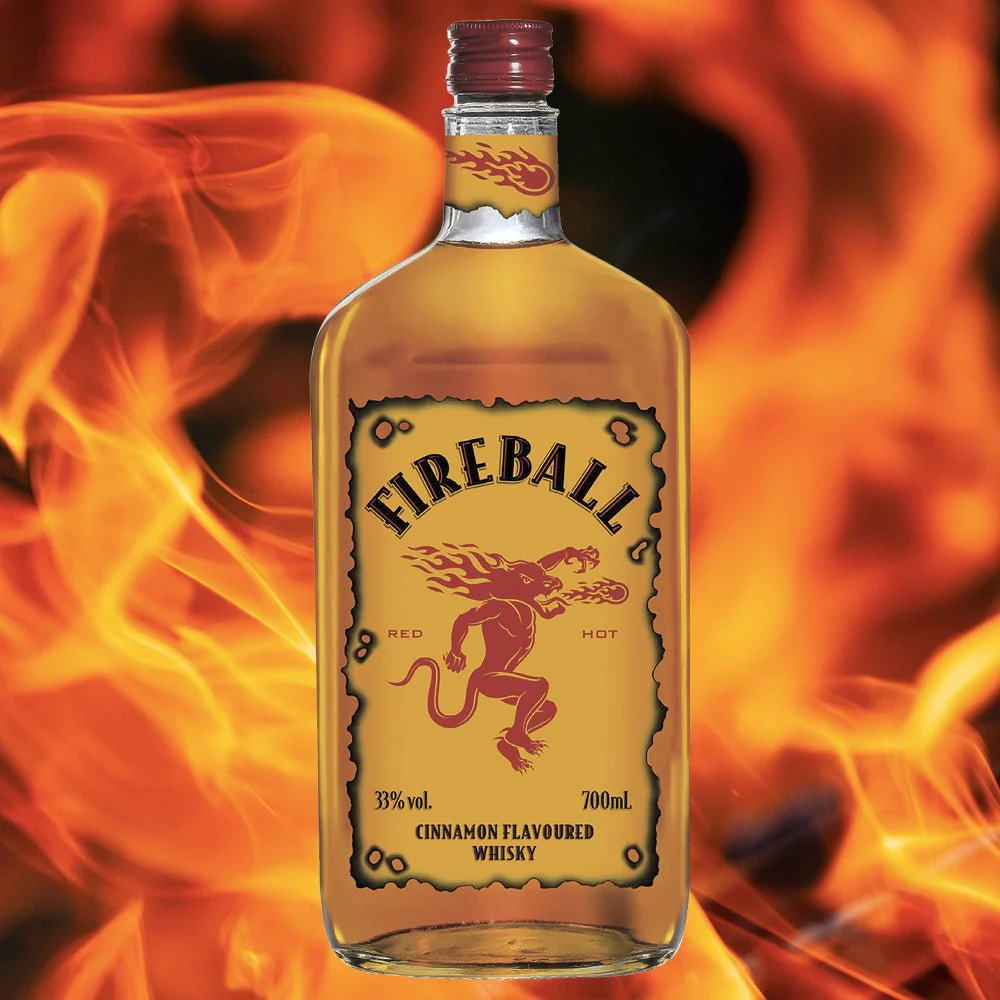 Fireball Cinnamon Flavoured Whisky (700mL)
