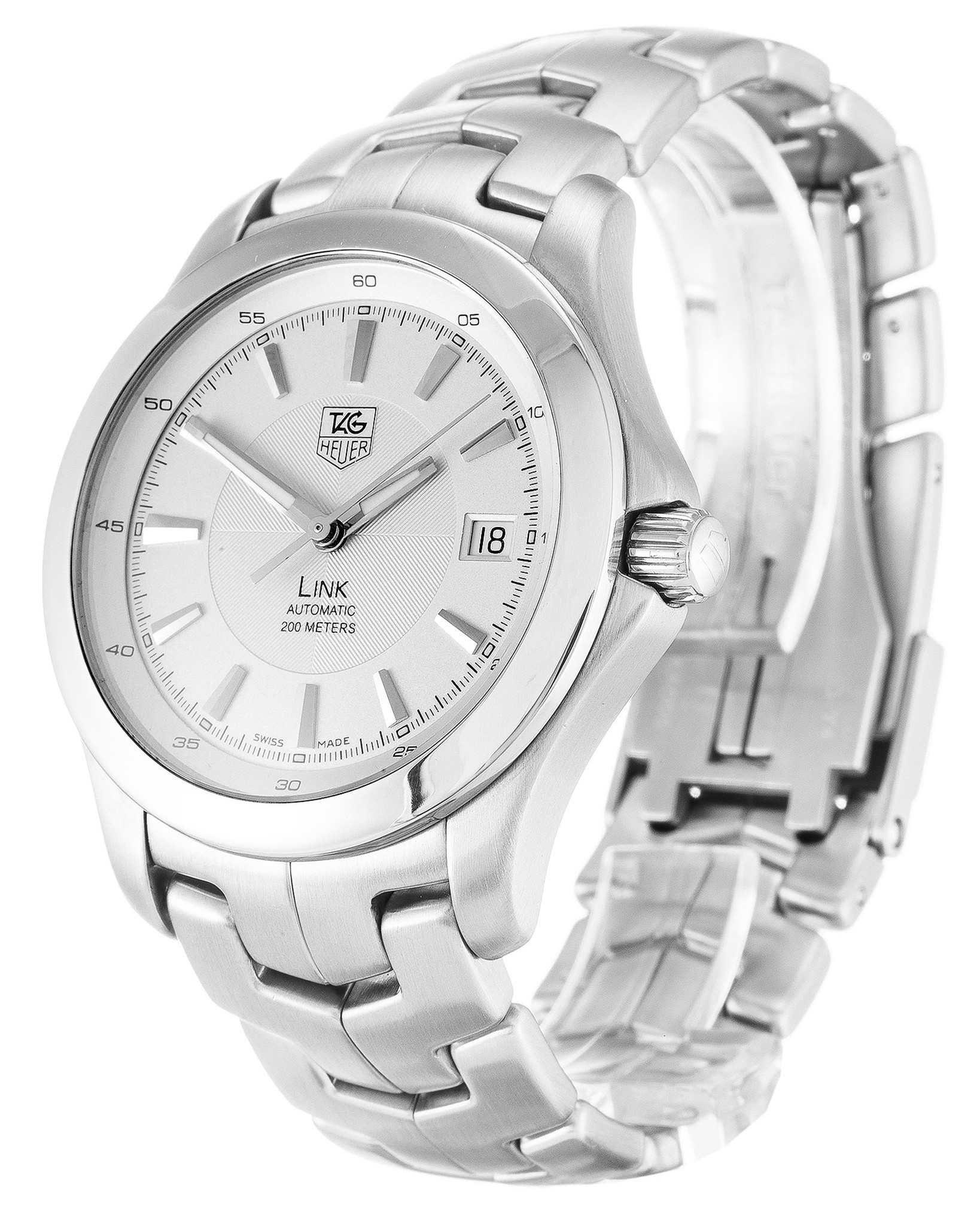 Replica Tag Heuer White Dial Stick Markers WJF2111.BA0570 39 MM